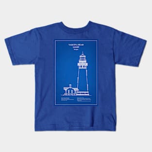 Yaquina Head Light Lighthouse - Oregon - AD Kids T-Shirt